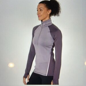 Under Armour M Fitted Half Zip Pullover Sweater Athletic Top sz Medium UA